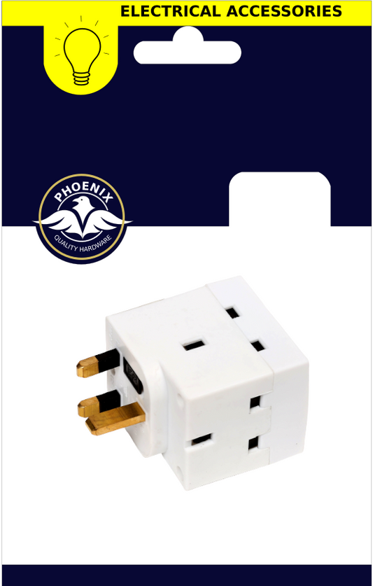 PHOENIX 3 WAY DOUBLE ADAPTOR