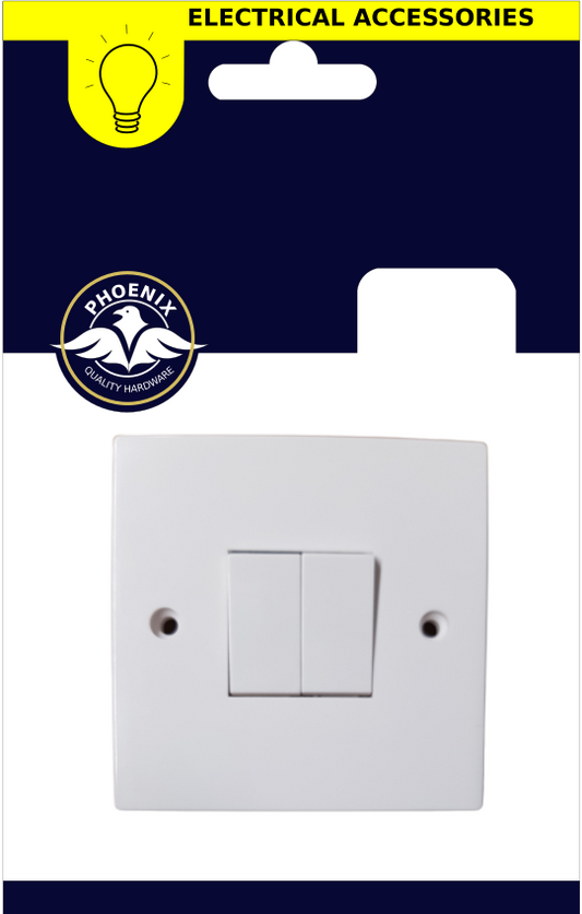 PHOENIX 2 GANG SWITCH 2 WAY