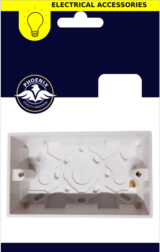 PHOENIX 2 GANG 32MM PATTRESS BOX