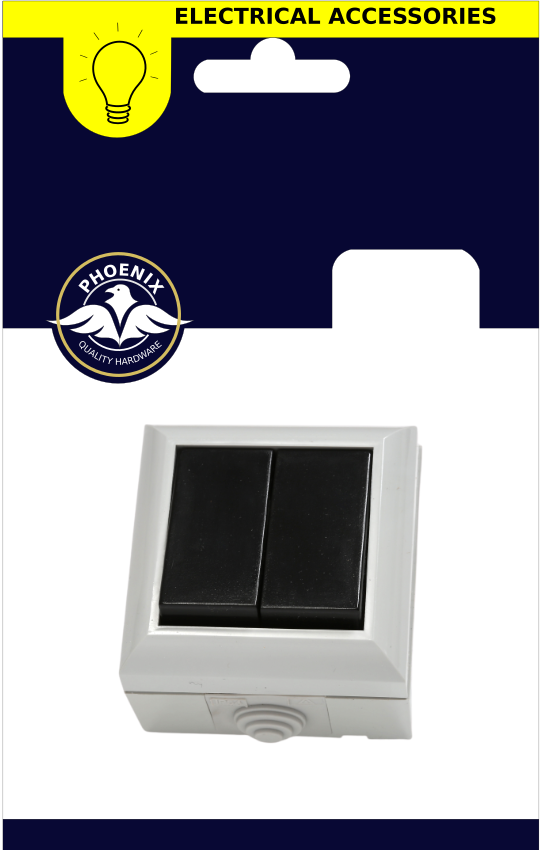 PHOENIX 2 GANG DAMP PROOF SWITCH
