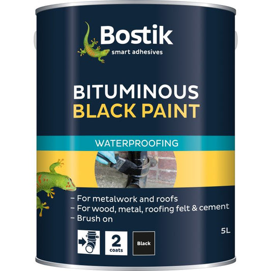 BOSTIK BLACK BITUMENOUS PAINT 5L