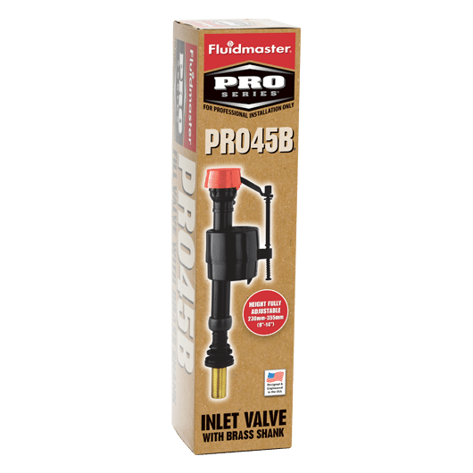 FLUIDMASTER BRASS BOTTOM INLET VALVE  PRO45B