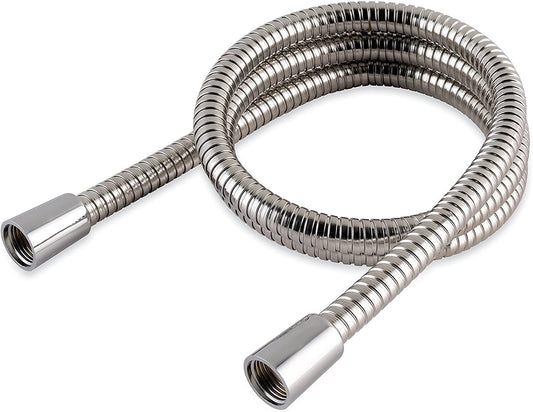 AQUA 1.5MTR X 8MM SHOWER HOSE PVC SILVER
