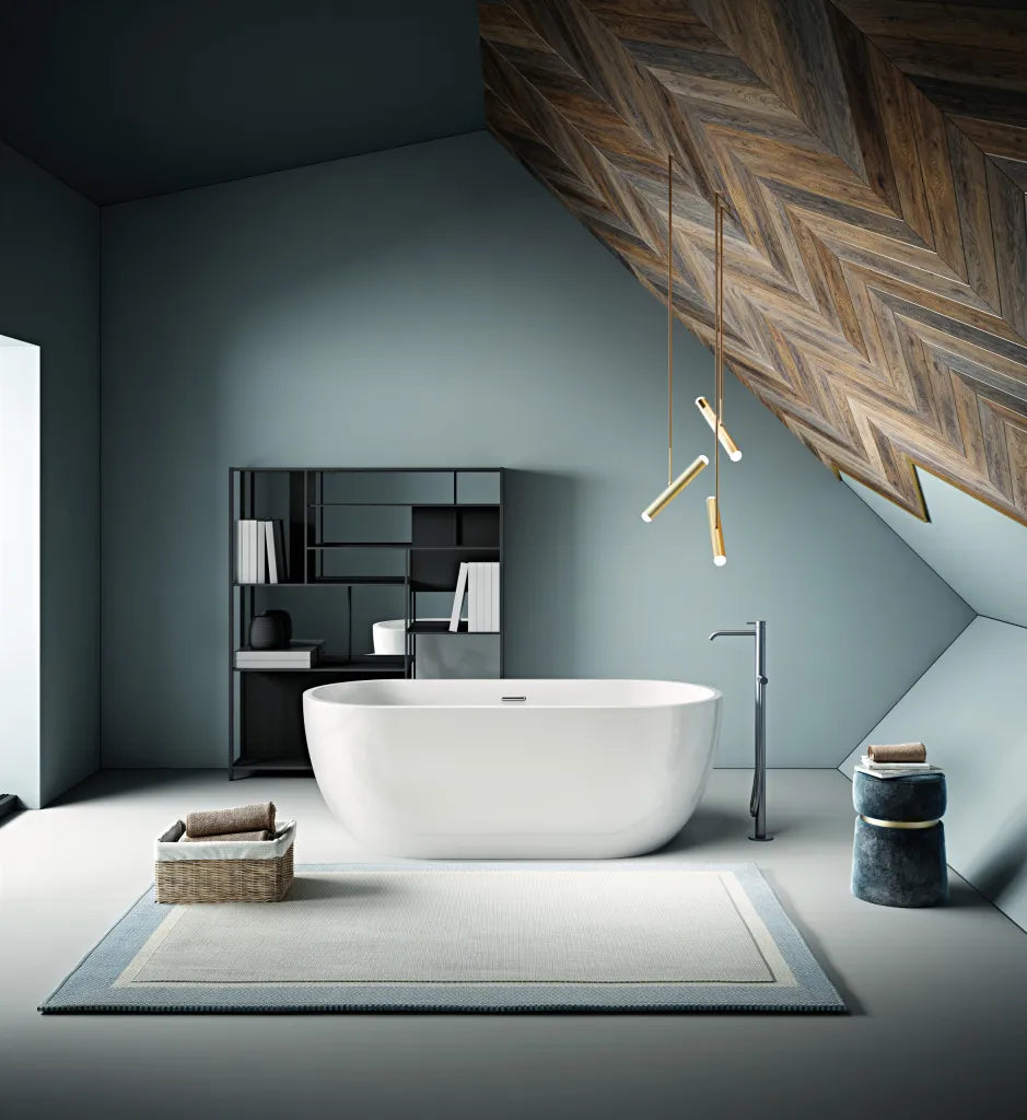 LISBON Freestanding Bath Without Tap Ledge