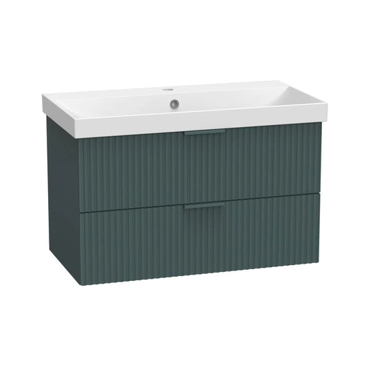 Cadence Fluted 800mm Wall Hung Unit