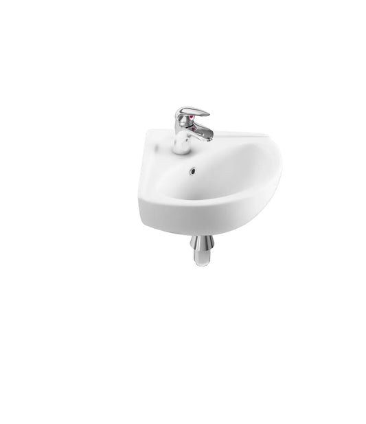 Kota 1TH Corner Basin (470x417) - Wall Mount Only