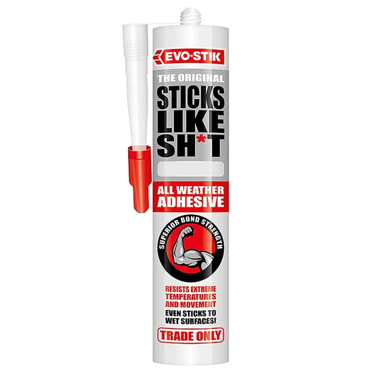 EVO-STIK Sticks Like Sh*t Adhesive - Clear - 290ml