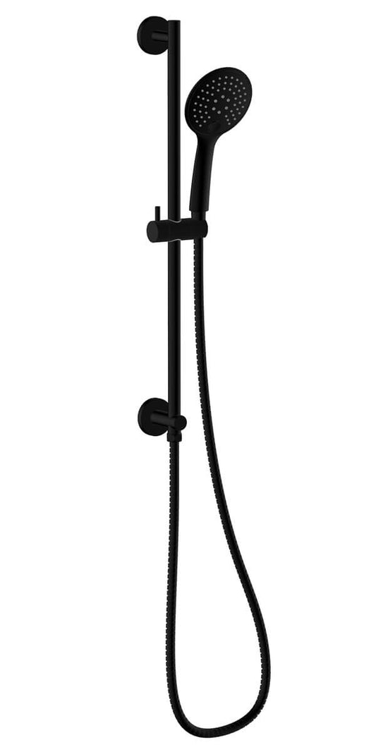 AQUA 3 FUNCTION SHOWER SLIDER RAIL BLACK