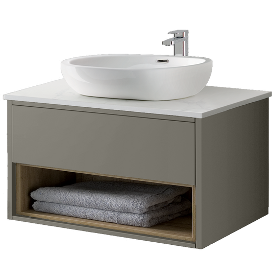 Lucca 800mm Wall Hung Unit