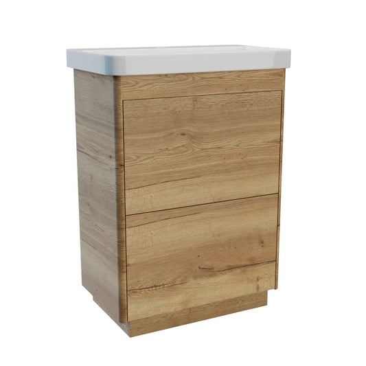 Perra 600mm Floor Standing Twin Drawer Unit