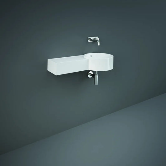 Petit LEFT/RIGHT Ledge Round Wash Basin 0TH