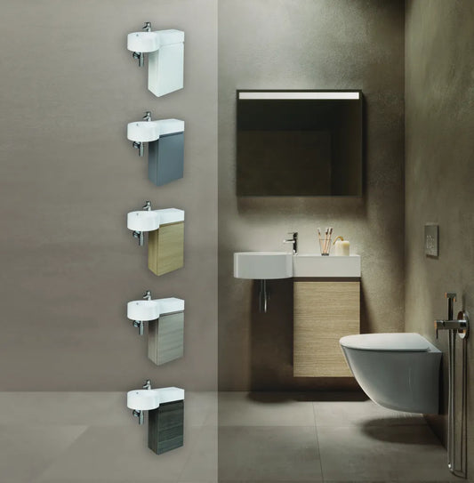 Petit 400mm Wall Hung Unit (Round Basin)