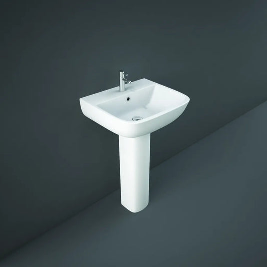 Series 600 52cm Basin 1 or 2TH with Full Pedestal