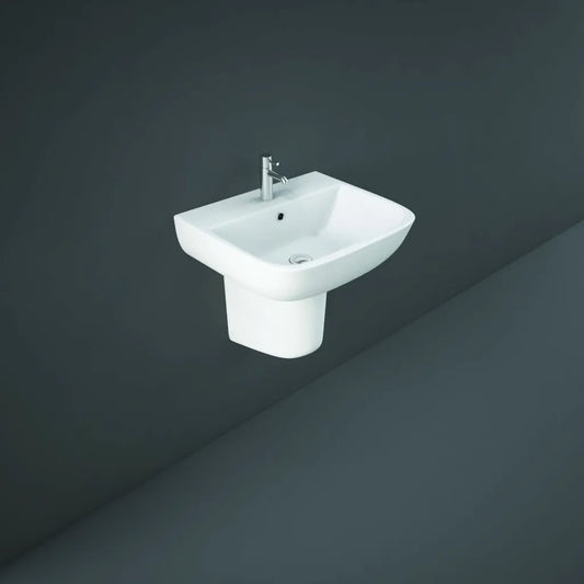 Series 600 52cm Basin 1 or 2TH with Semi Pedestal