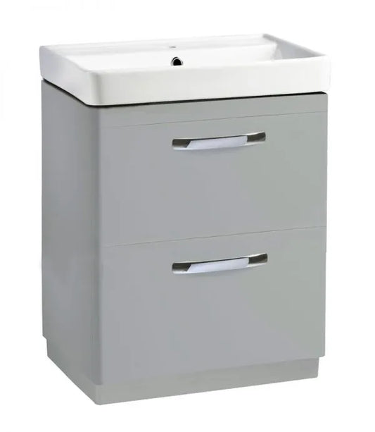 Compass 600mm Floor Standing Twin Drawer Unit