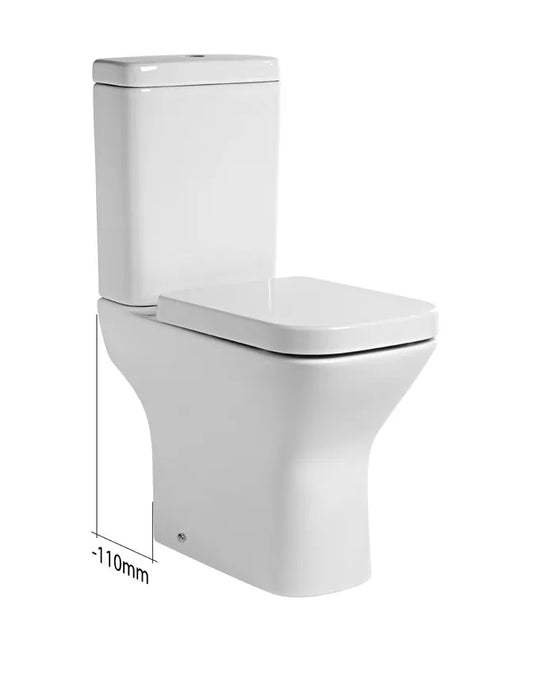 SRUCTURE Comfort Open Back Close Coupled Pan Only