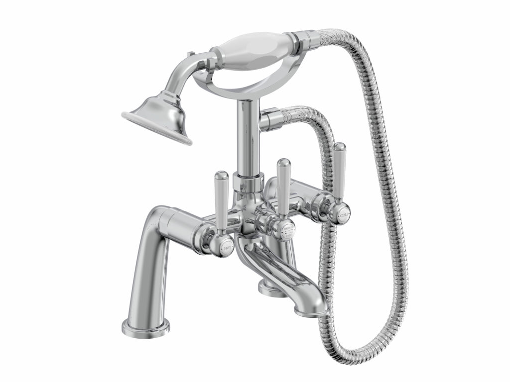 LANSDOWN DECK MOUNTED BATH SHOWER MIXER