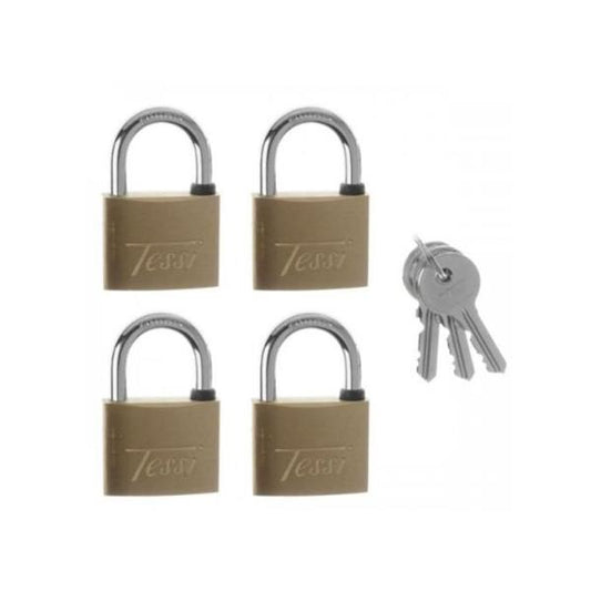 TESSI 40MM PADLOCK 4 PACK