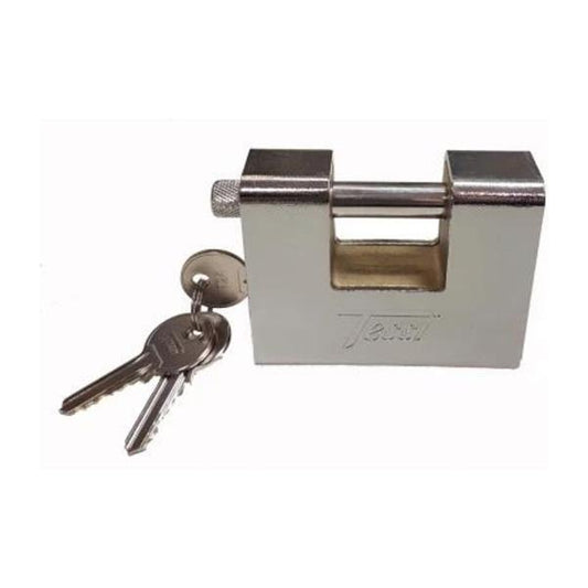 TESSI RECTANGULAR ARMOURED PADLOCK, 90MM
