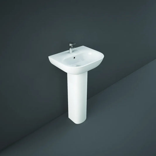 Tonique 45cm Basin 1TH with Full Pedestal