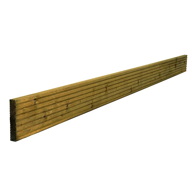 TREATED SPRUCE DECKING 150X35X5.1M (6X1.5) 17'