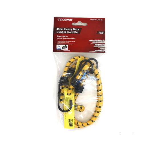 TOOLWAY 450MM YELLOW BUNGEES