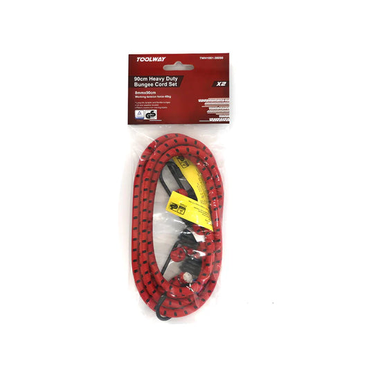 TOOLWAY 900MM RED BUNGEE STRAP
