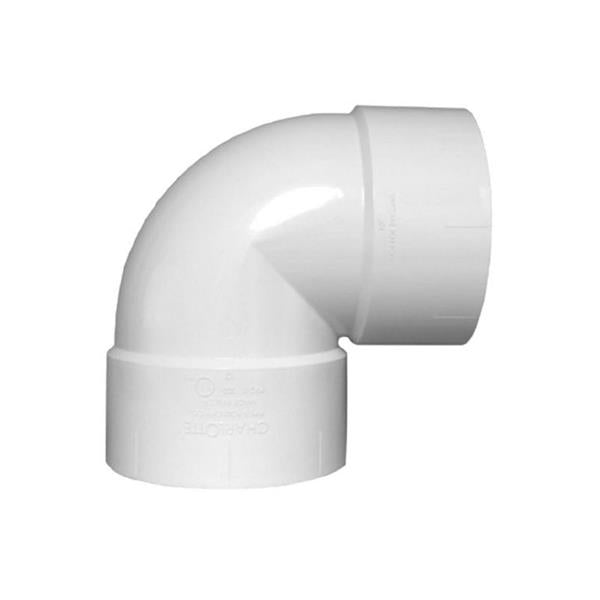 WHITE WASTE 90 DEGREE BEND 40MM
