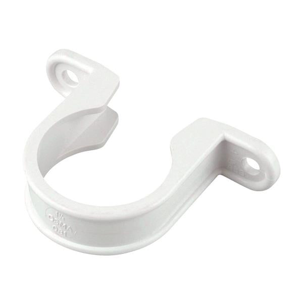 WHITE WASTE CLIPS 32MM