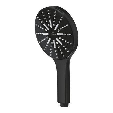 AQUA SHOWER HANDSET 3 FUNCTION BLACK