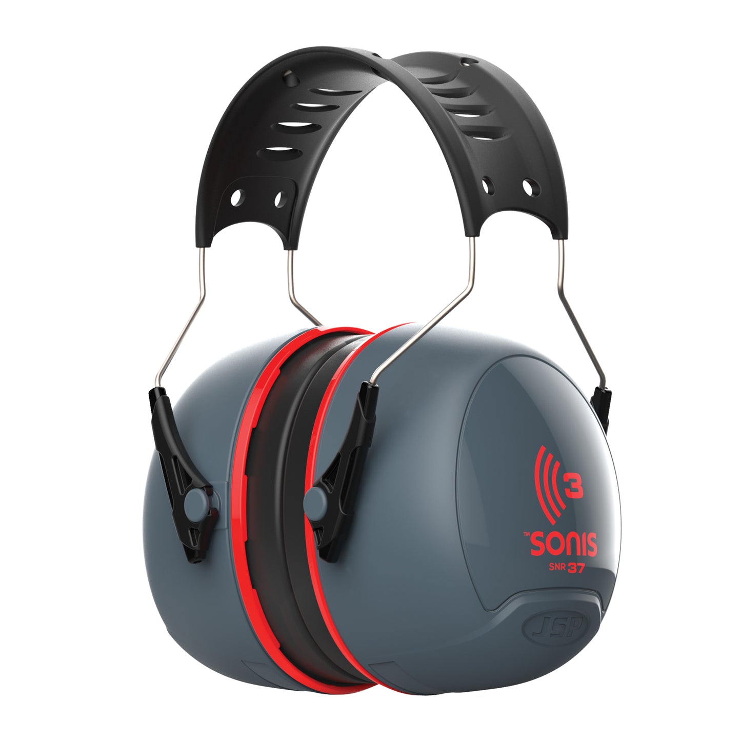 JSP Sonis 3 Ear Defenders SNR 37 Red