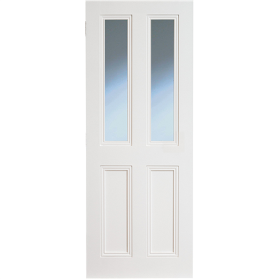 CLAREMONT PRIMED DOOR BEVELLLED GLAZED
