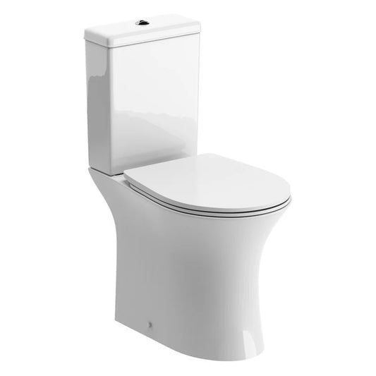 Brooklyn Open Back Close Coupled Pan WC Includes Seat