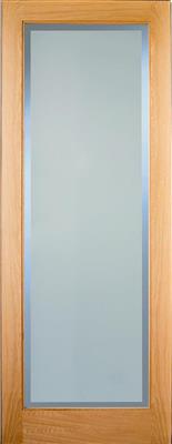 RUSHMORE OAK ETCHGLASS CLEAR BORDER P/FIN