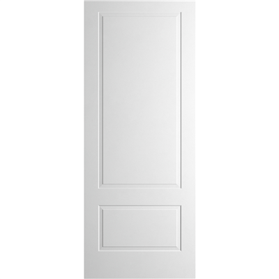 DOVER 2 PANEL WHITE PRIMED DOOR