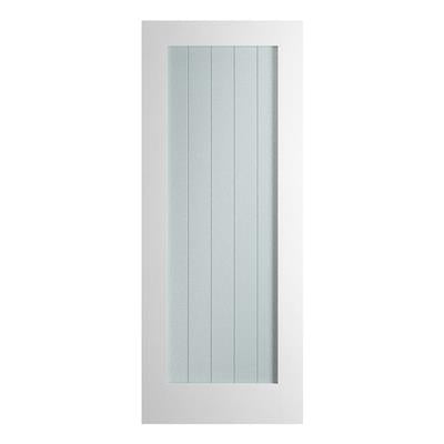 BOSTON PRIMED DOOR CRYSTAL CUT GLAZED