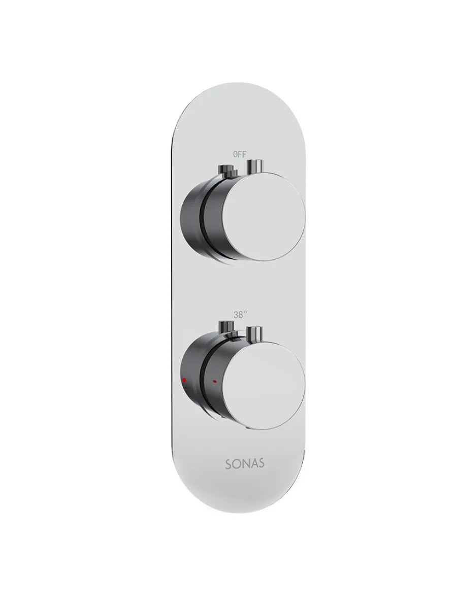 Thermostatic Concealed Valve  Dual Outlet