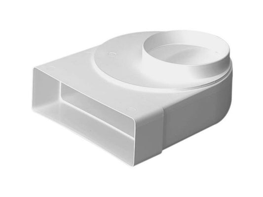 ICV207 S110 SHORT M ROUND - RECT ADAPTOR