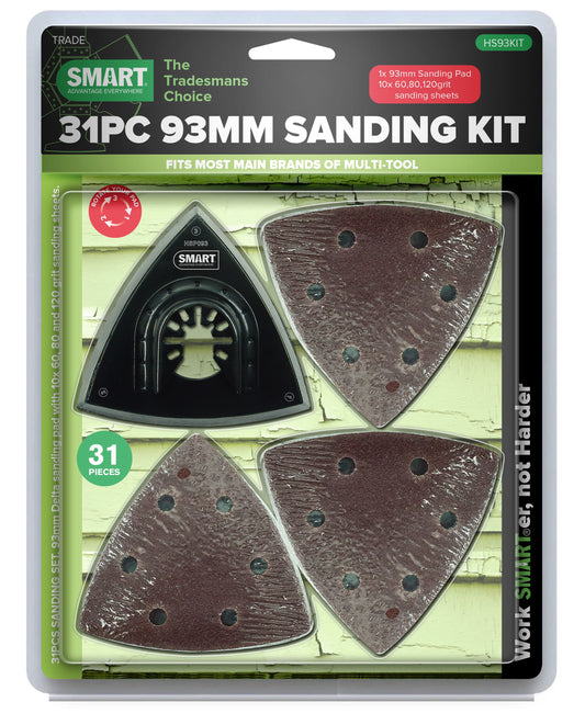 SMART 31PCE SANDING KIT 93MM