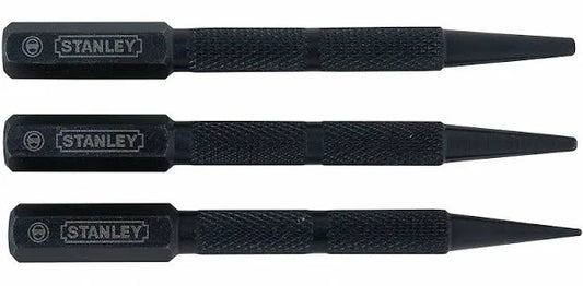 Stanley 3 piece nail punch set