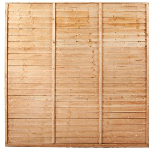 Shiplap Pressure Treated Fence Panel Brown - 1800 x 1800mm