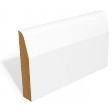 Primed Chamfered MDF Skirting 144mm x 18mm x 5.49 mtr [SAM22]