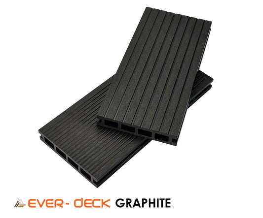 Teranna Ever-Deck Reversible Composite Decking Boards [Graphite]