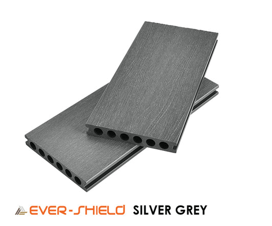 Teranna Ever-Shield Composite Decking with Timber Effect [Silver Grey]